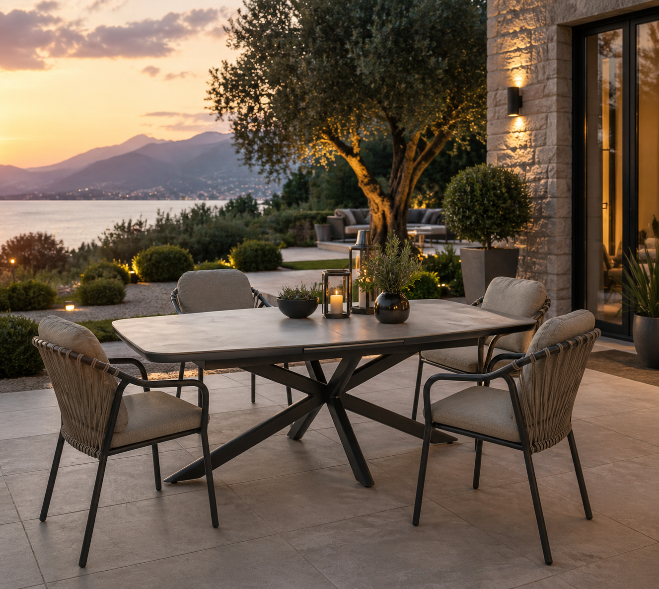 TAVOLO ALL.PASCAL 200-260X100 ANTR JX55