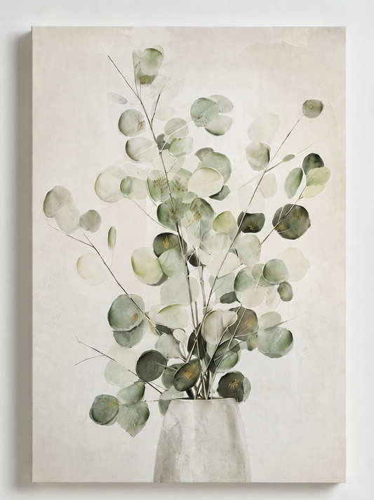 Eucalyptus Harmony – Quadro decorativo botanico 90x120 cm