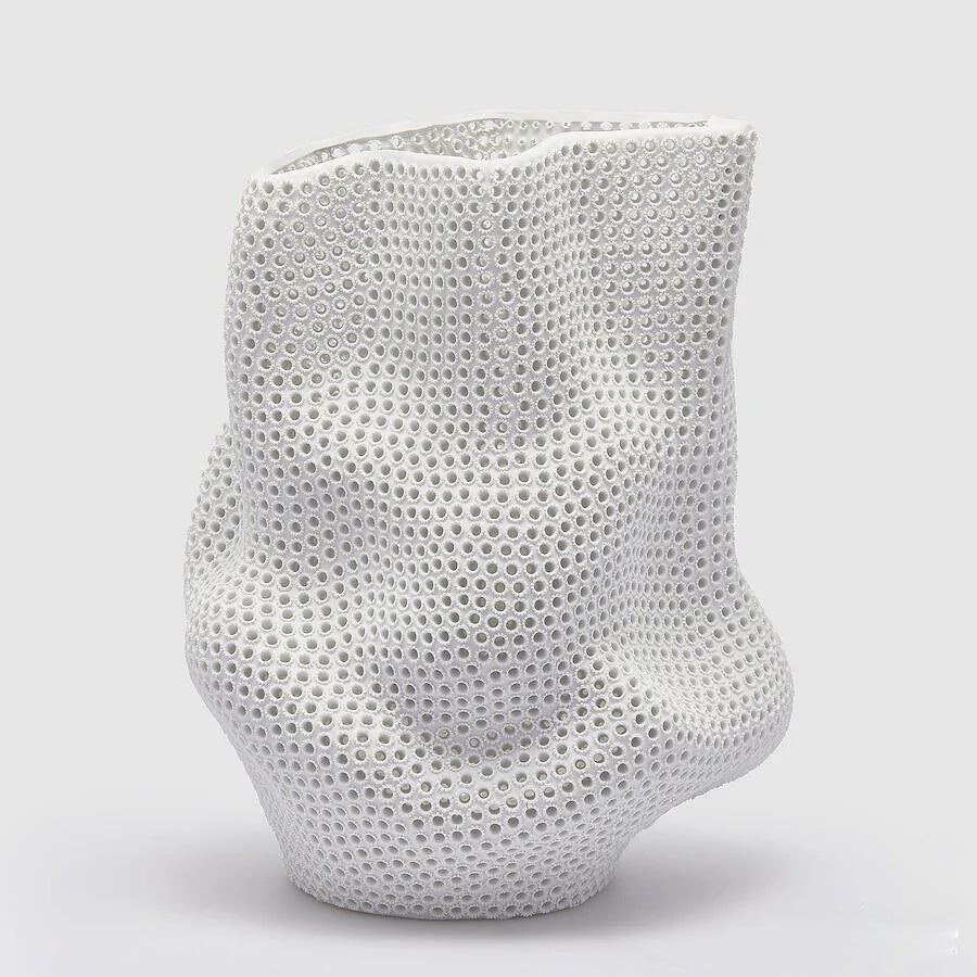 Vaso Deluxe Bianco in Porcellana H.43 cm – EDG Enzo De Gasperi