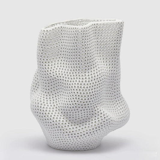 Vaso Deluxe Bianco in Porcellana H.43 cm – EDG Enzo De Gasperi