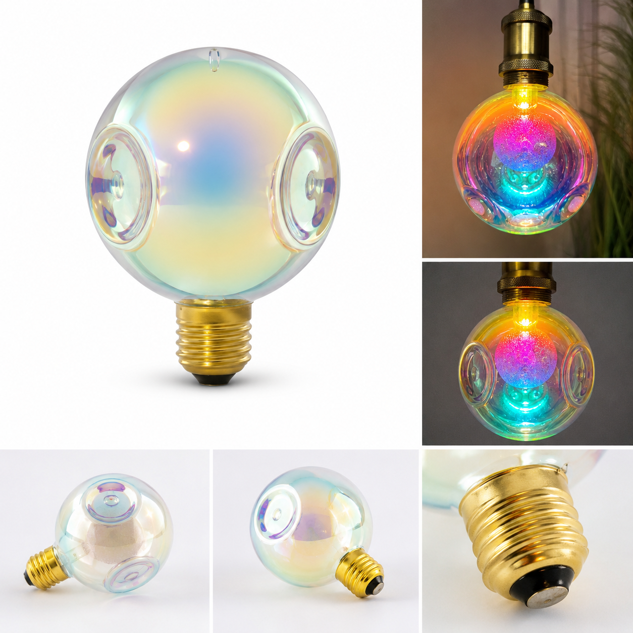 Lampadina LED Decorativa Multicolor E27